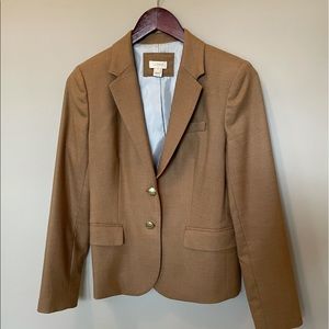 Jcrew camel schoolboy blazer
